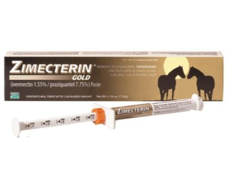 Zimectrin Gold Horse De-Wormer Paste - 7.35g For Cheap