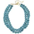 3-Strand Turquoise Gold Necklace Online now