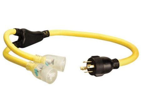 Coleman 10 4 STOW 250V Generator Cord Y-Splitter - 3  Fashion