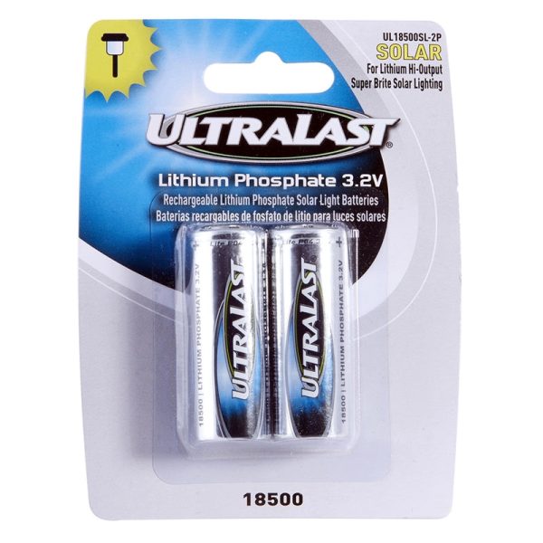 UltraLast Lithium Rechargeable Solar Lighting Batteries For Discount