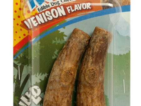 Nylabone Nubz Venison Dog Chews - 2 pc. Online Hot Sale