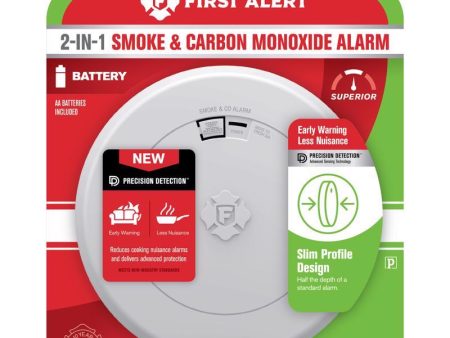 First Alert Battery-Powered Smoke & Carbon Monoxide Detector Online Hot Sale