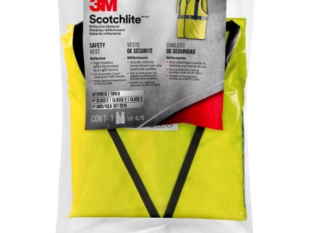 3M Class 2 Scotchlite Reflective High-Vis Yellow Safety Vest Supply