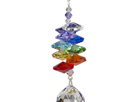 Crystal Rainbow Cascade Suncatcher - 4  Sale