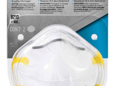 3M N95 Paint Prep Cup Disposable Respirators - 2 Pc. Online now