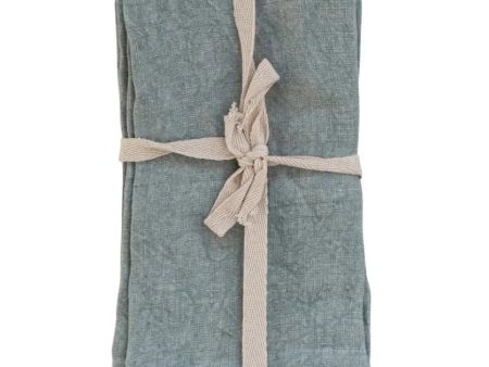 Stonewashed 18  Linen Napkins - 4 pc. Discount