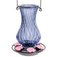 Nature s Way Periwinkle Antique Glass Hummingbird Feeder - 32 oz. Hot on Sale