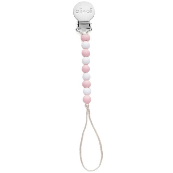 Ali + Oli Beaded Silicone Pacifier Clip Fashion