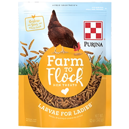 Purina Farm to Flock Larvae Hen Treats - 3 lb. Supply