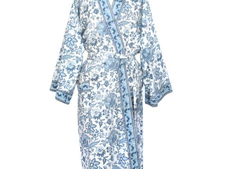 Gayatri Blue Kimono Robe Discount