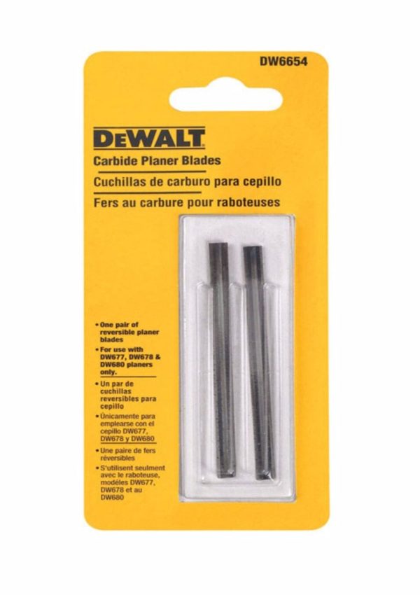 DeWalt Double-Edged Carbide Planer Blade 2-Pack - 3.25  Cheap