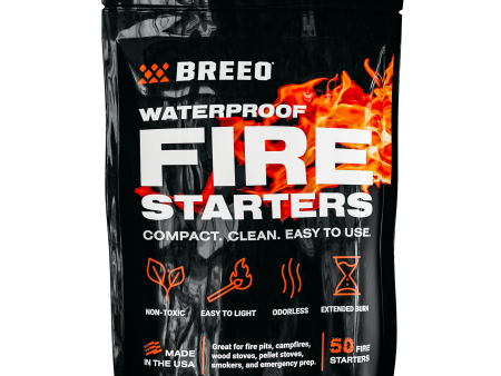 Breeo Waterproof Cotton Fire Starters - 50 pc. Discount