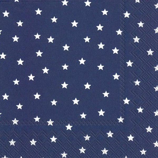 American Flag Stars Paper Luncheon Napkins - 40 pc. Online now