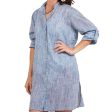 Suri Navy Button Down Beach Tunic For Sale