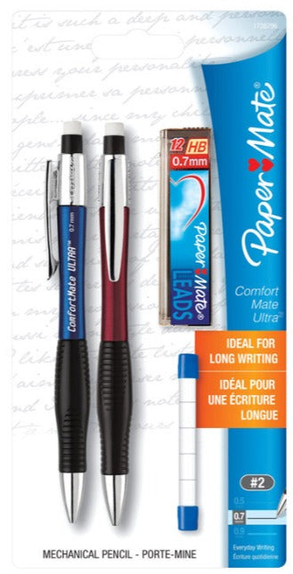 Paper Mate Comfort Mate Ultra 0.7mm Mechanical Pencils - 2 pc. Sale