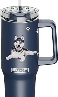 Serengeti Stainless Steel Dog Pattern Insulated Travel Mug - 40 oz. Online