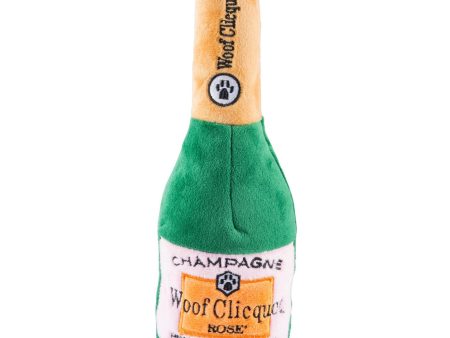 Woof Clicquot Rosé  Plush Champange Dog Toy Cheap