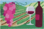 Jellybean Merlot Valley Wine Rug - 21  x 33  For Cheap