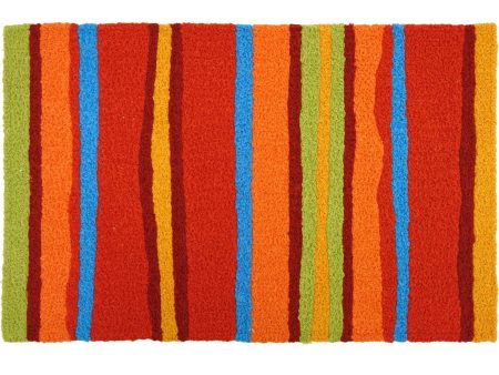 Jellybean Fiesta Stripes Rug - 21  x 33  Online