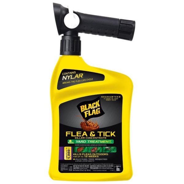 Black Flag Flea & Tick Killer Concentrate (Hose Connection) - 32 oz. Cheap