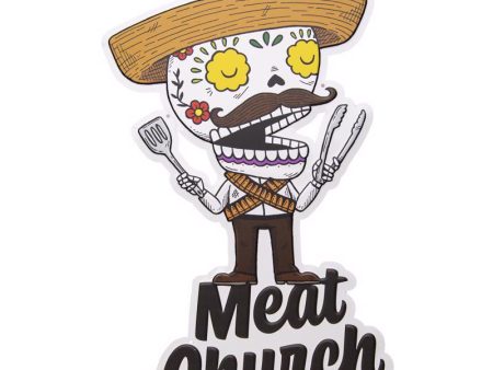 Meat Church  Meato Bandito  Aluminum Embossed Tacker Sign For Cheap