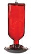 Perky-Pet Red Antique Glass Bottle Hummingbird Feeder - 16 oz. Cheap