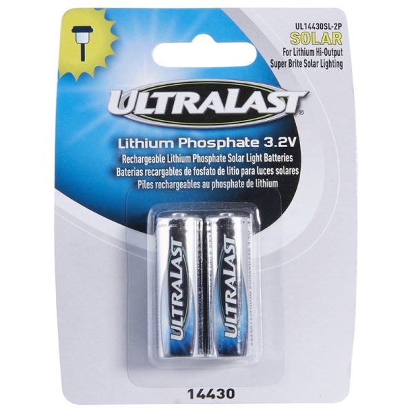 UltraLast Lithium Rechargeable Solar Lighting Batteries For Discount