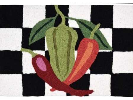 Jellybean Checkered Peppers Rug - 20  x 30  For Discount