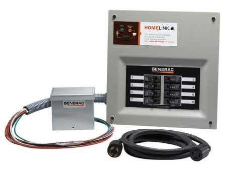 Generac HomeLink Generator Transfer Switch Panel - 30A   8 Circuit Fashion