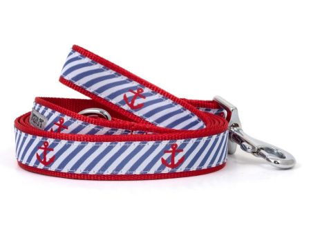 Worthy Dog Leash - Navy Stripes Sale