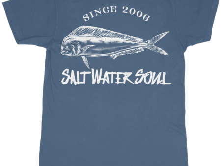 Salt Water Soul Dyed T-Shirt - Mahi Online Hot Sale