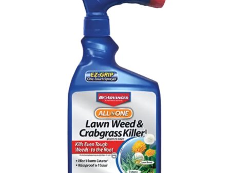 BioAdvanced All-in-One Weed & Crabgrass Killer - 32 oz. Online Hot Sale