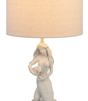 Resin Mermaid Table Lamp Online now