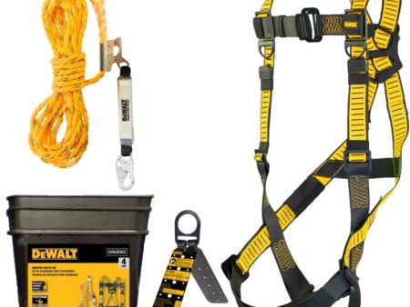 DeWalt Fall Protection Kit (310 lb.) - Black Yellow Cheap