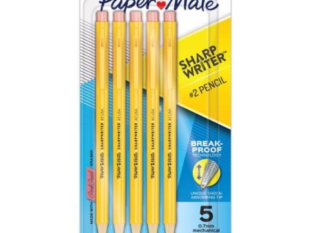 Paper Mate SharpWriter 0.7mm Mechanical Pencils - 5 pc. Supply