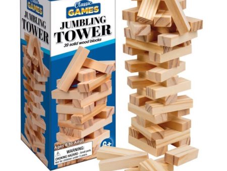 Classic Jumbling Tower Tabletop Game Set on Sale