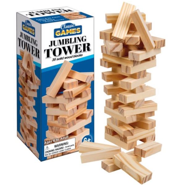 Classic Jumbling Tower Tabletop Game Set on Sale