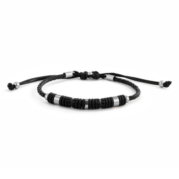 Men s Leather Cord Bracelet Hot on Sale