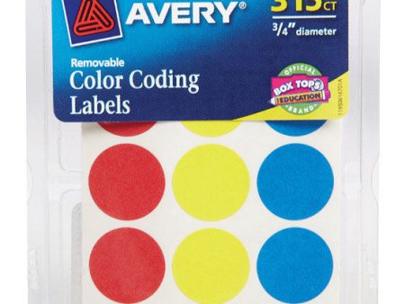 Avery Assorted Color Dot Labels - 315 pc. Online now