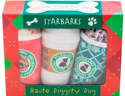 Starbarks  Plush Puppuccino Dog Toy Set - 3 pc. Online Hot Sale