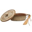 7  Stoneware Mini Brie Baker w  Bamboo Spreader Online now