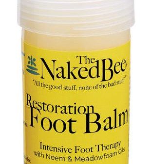 Naked Bee Restoration Foot Balm - 2 oz. For Discount