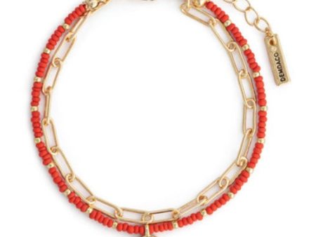 Red Thread Layered Bracelet Online