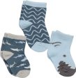 Shark Pattern Baby Socks - 3 Pair For Sale