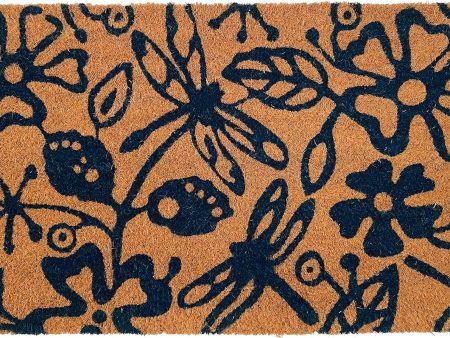 Dragonflies Coir Mat - 17  x 29  For Cheap