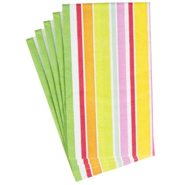 Cabana Striped Paper Napkins Supply