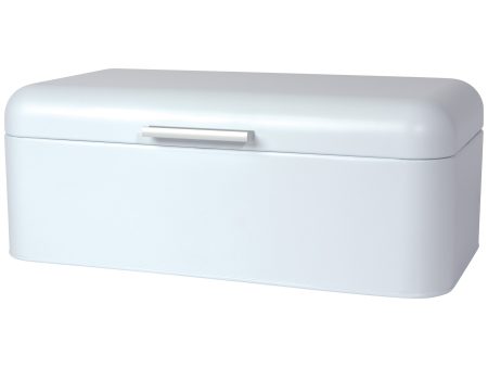 Now Designs Matte White Metal Bread Bin Supply