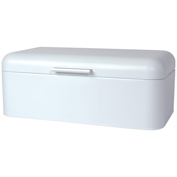 Now Designs Matte White Metal Bread Bin Supply