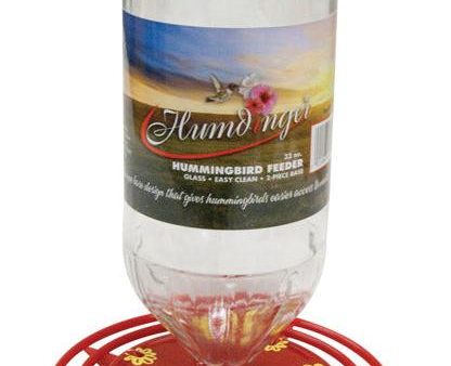 Humdinger Glass Bottle Hummingbird Feeder - 32 oz. For Sale