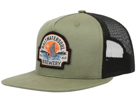 Salt Water Soul Tail Ale Brewery Mesh Snapback Hat For Cheap